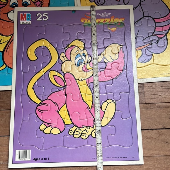 3 Wuzzles puzzles vintage Disney puzzle - Picture 15 of 16